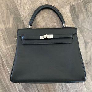 Hermes kelly 25 black